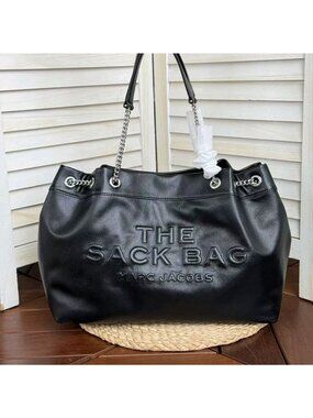 Marc Jacobs The Large Chain Sack Bag Black OS